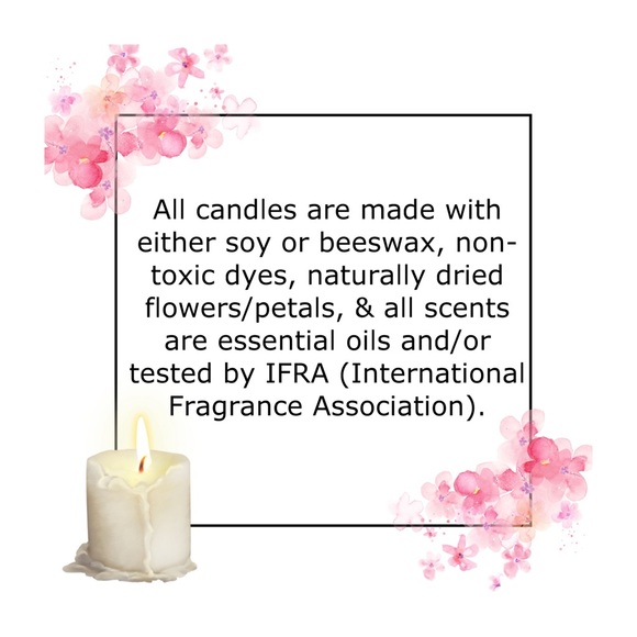 Handmade Golden Waffle And Chocolate Sweet Orange 4oz Beeswax Candles NEW - Picture 8 of 9